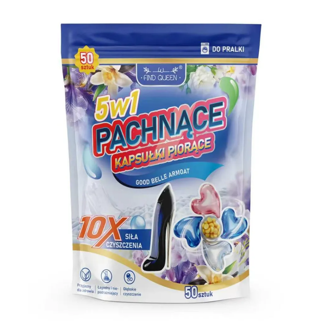 Find Queen Pachnące Kapsułki do Prania 5w1 Good Belle Aromat- 50 szt